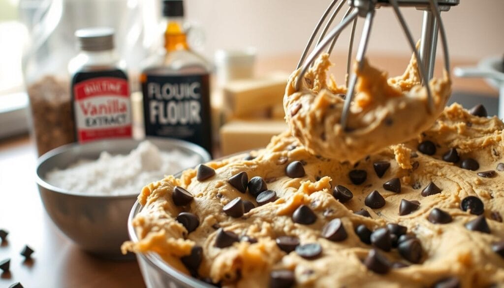 Chocolate Chip Cookies Mixing Process Chocolate Chip Cookies Mixing Process