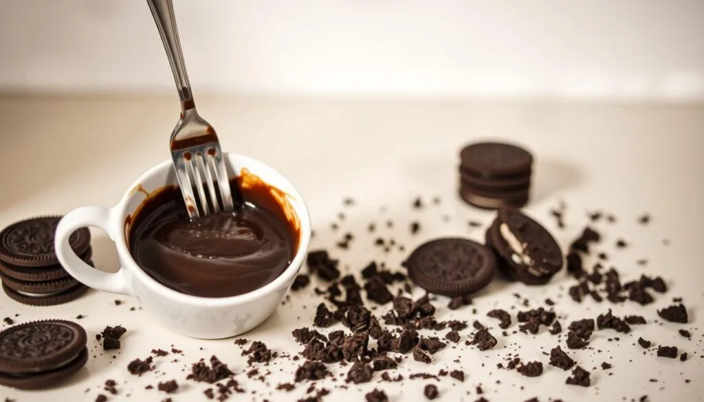 Oreo Mug Cake Preparation Steps Oreo Mug Cake Preparation Steps