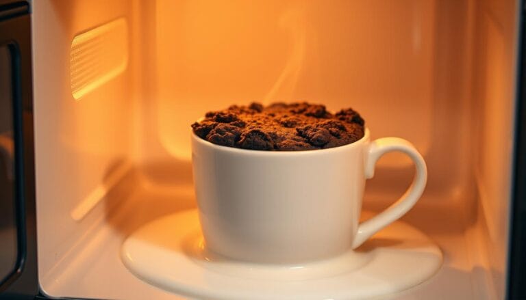 oreo and milk in microwave